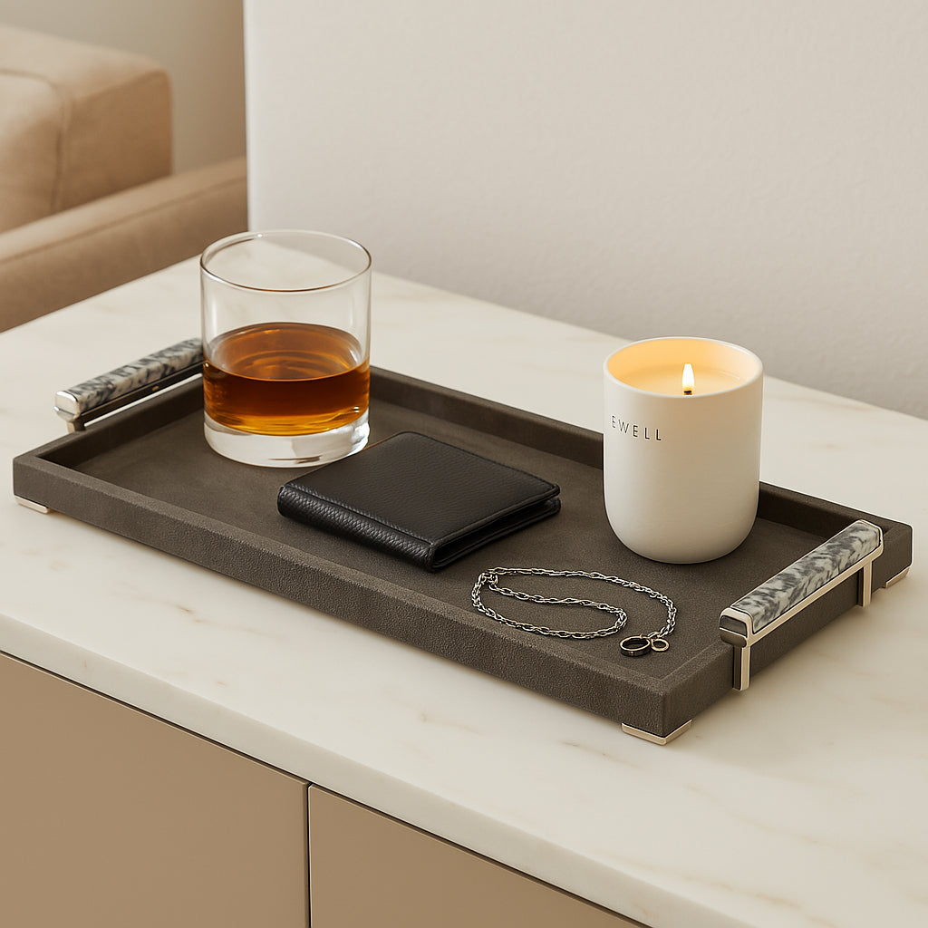 Hedleygate Gray Tray — 2″ — additional view