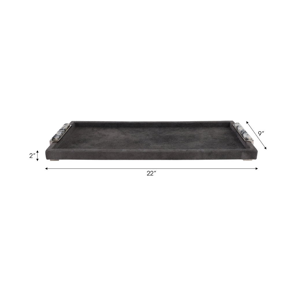 Hedleygate Gray Tray — 2″ — additional view