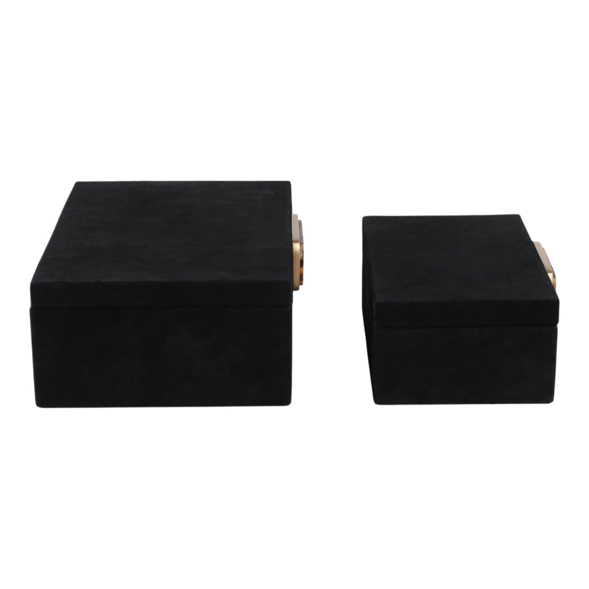 Raymond Set of 2 Black Boxes — 5″ — additional view