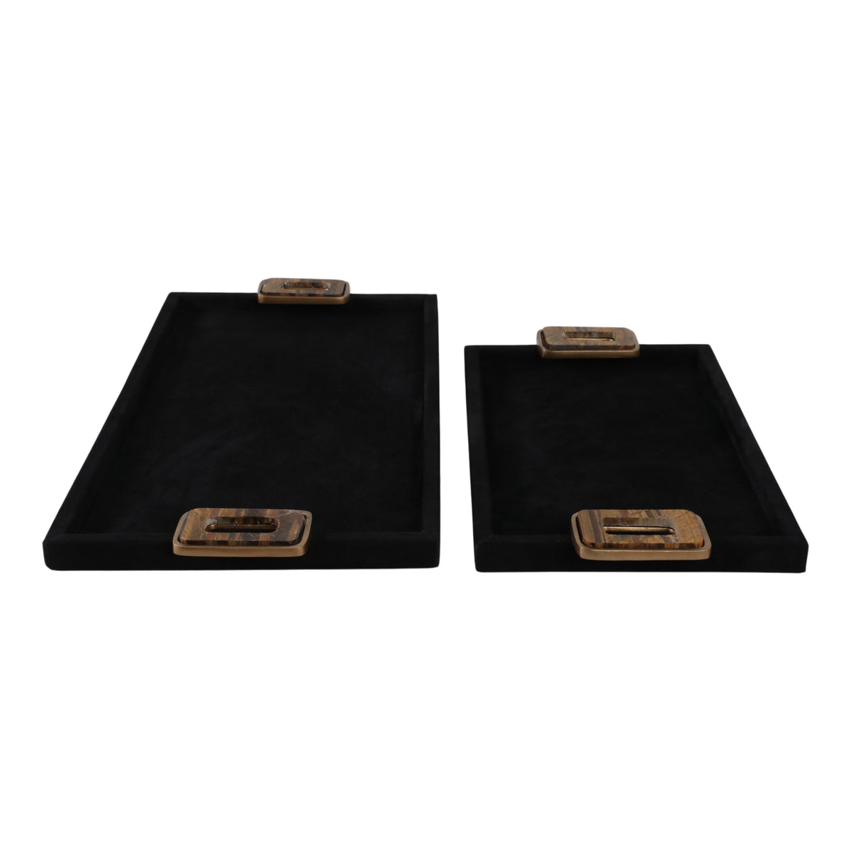 Samsonford Set of 2 Black Tray — 1″ — additional view