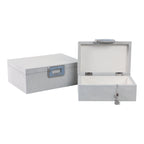 Hammondridge Set of 2 White Boxes — 5″ — additional view