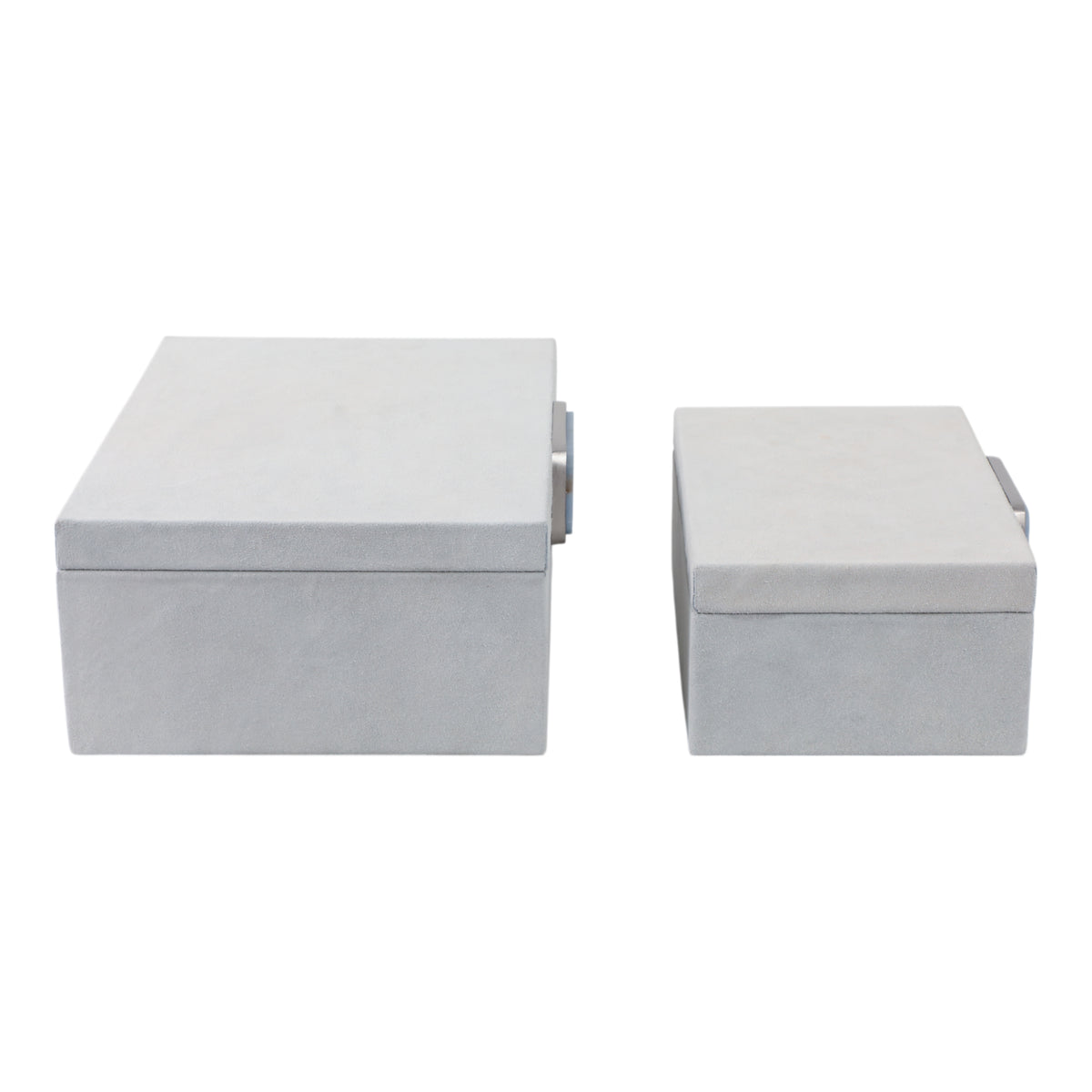 Hammondridge Set of 2 White Boxes — 5″ — additional view