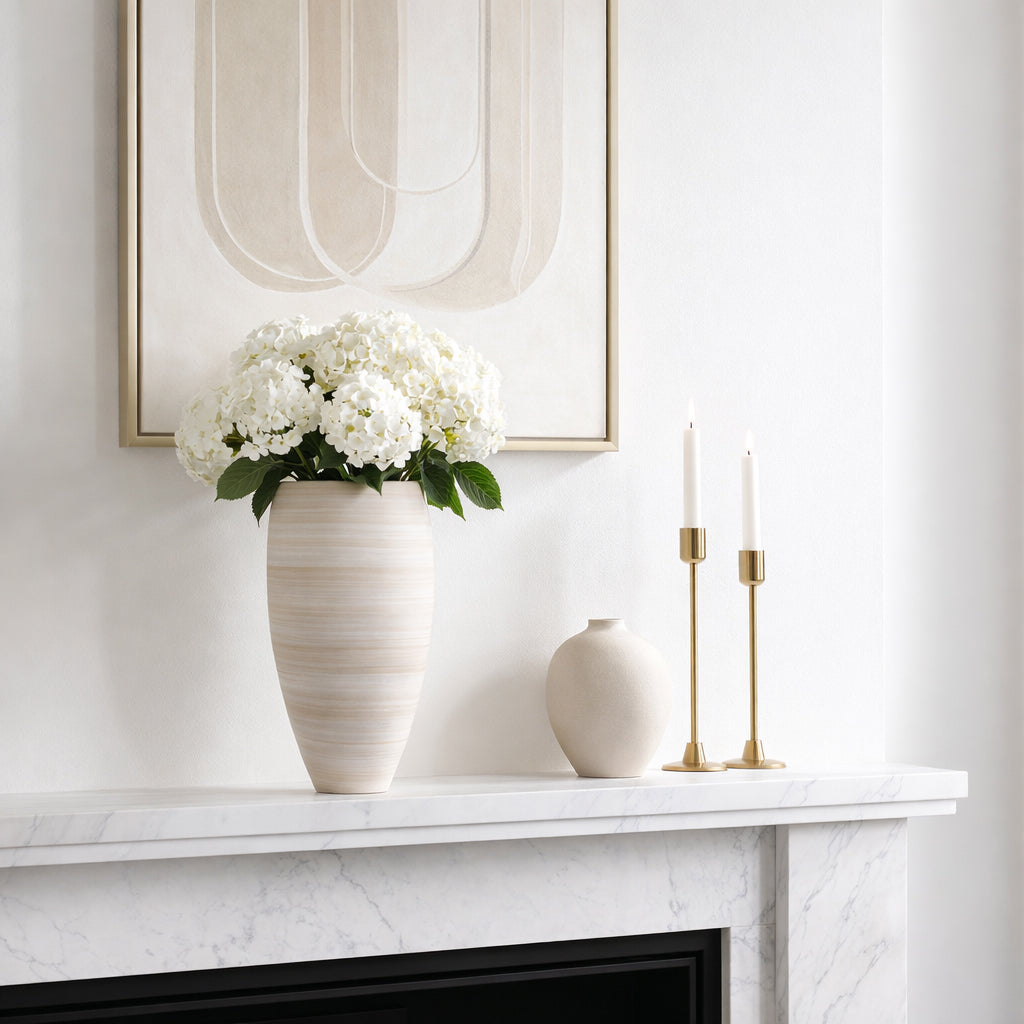 Ridleylake Tan Vase — 14″ — additional view