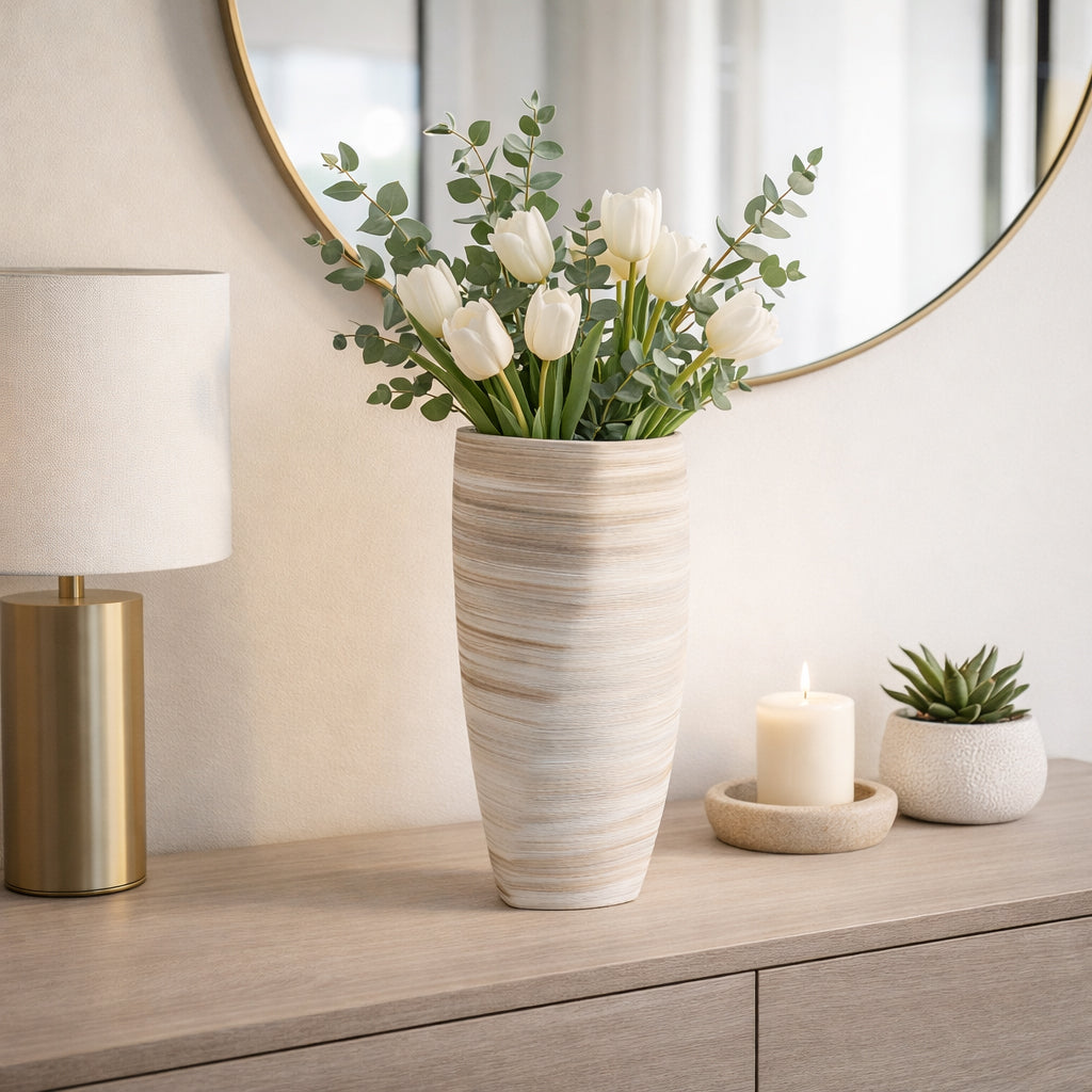 Ridleylake Tan Vase — 18″ — additional view