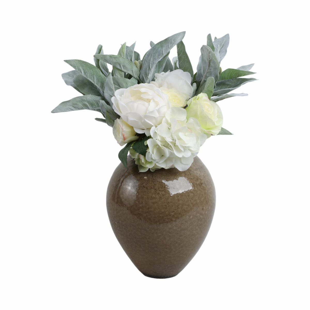 Broganford Brown Vase — 11″ — additional view