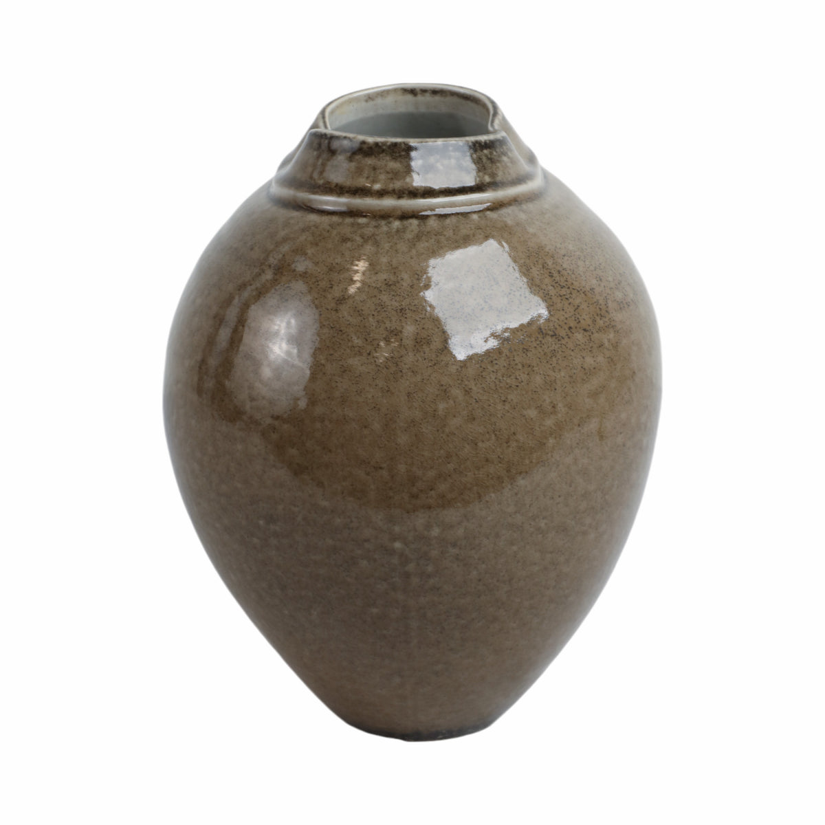 Broganford Brown Vase — 11″ — additional view