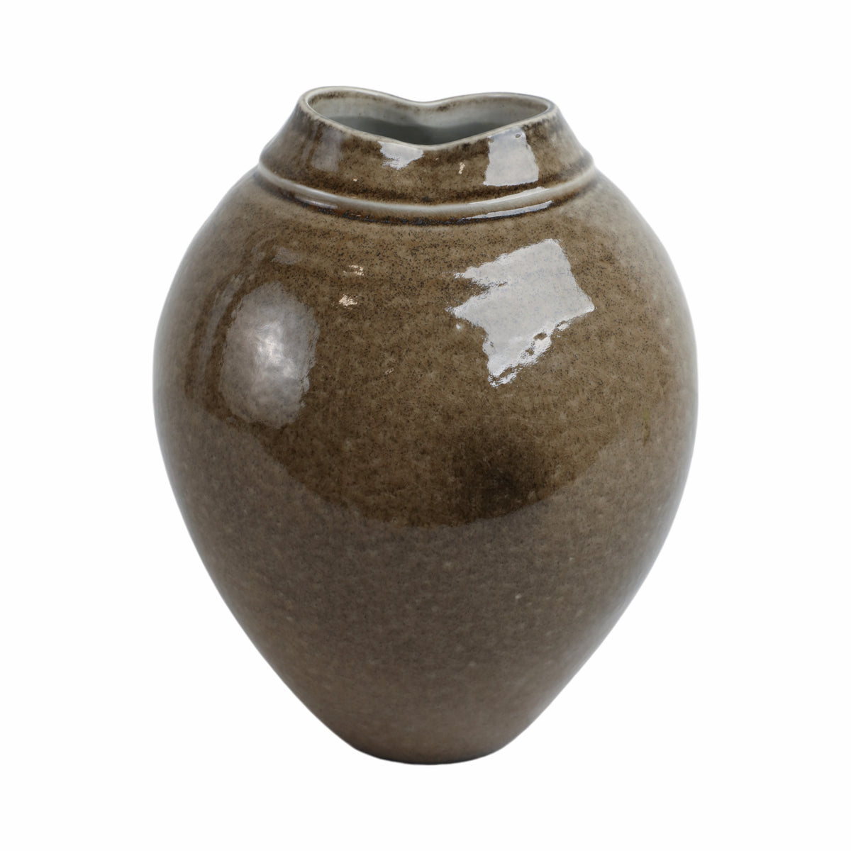 Broganford Brown Vase — 11″ — additional view