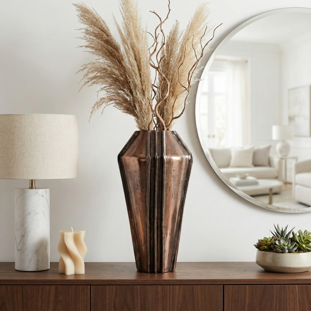 Tiltoncross Bronze Vase — 17″ — additional view