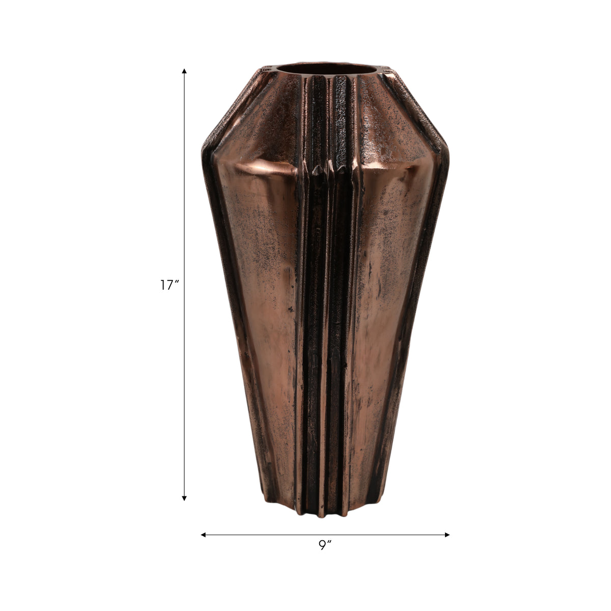 Tiltoncross Bronze Vase — 17″ — additional view