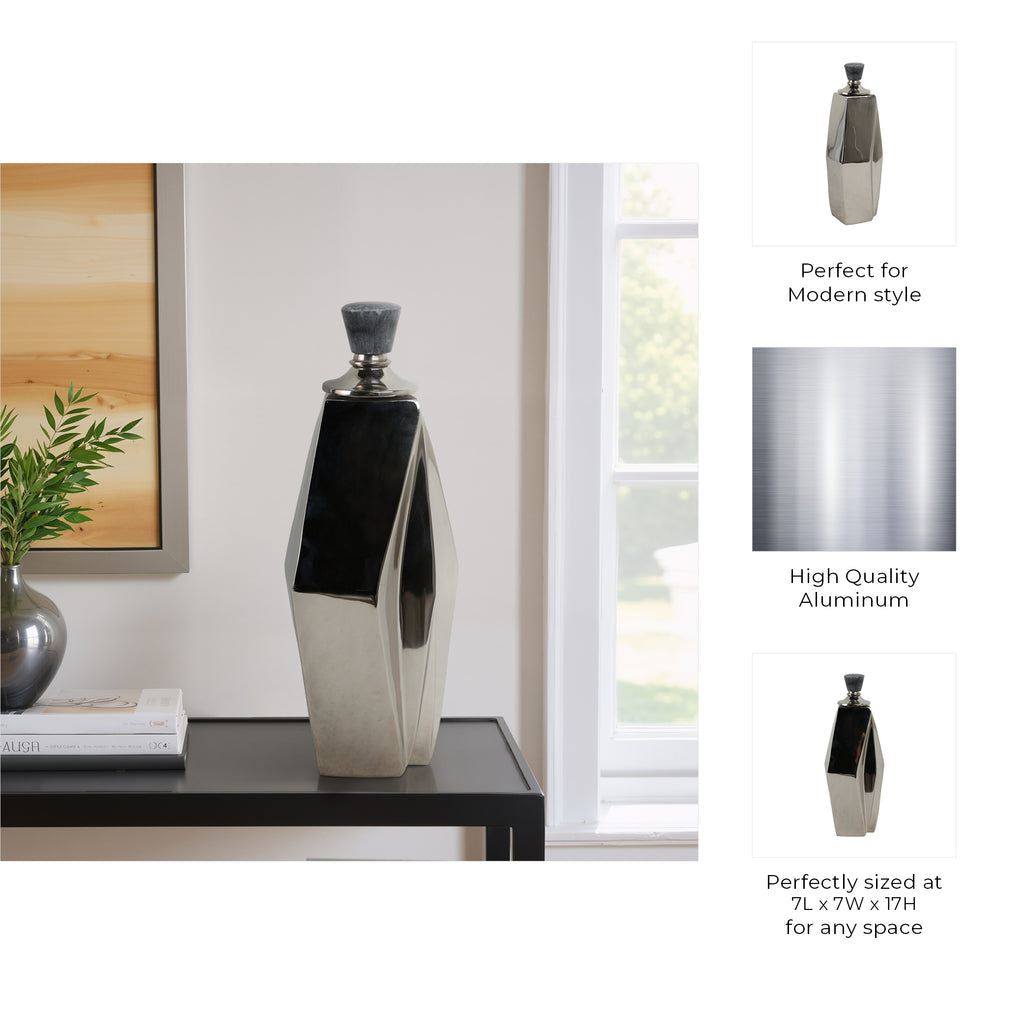 Noraworth Silver Vase — 17″ — additional view