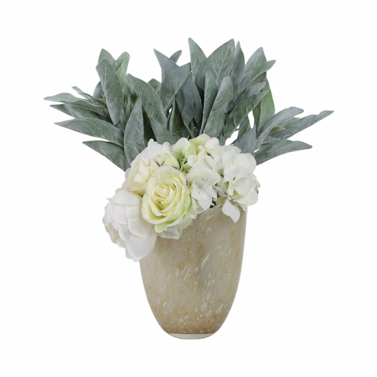 Gortonmoor Ivory Glass Vase — 9″ — additional view