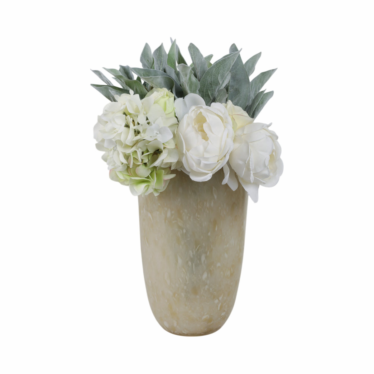 Gortonmoor Ivory Glass Vase — 12″ — additional view