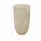 Gortonmoor Ivory Glass Vase — 12″ — additional view