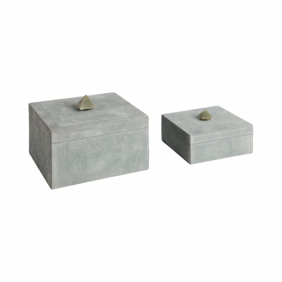 Deanton Set of 2 Gray Boxes — 7″ — additional view