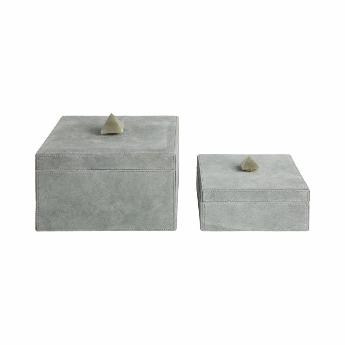 Deanton Set of 2 Gray Boxes — 7″ — additional view
