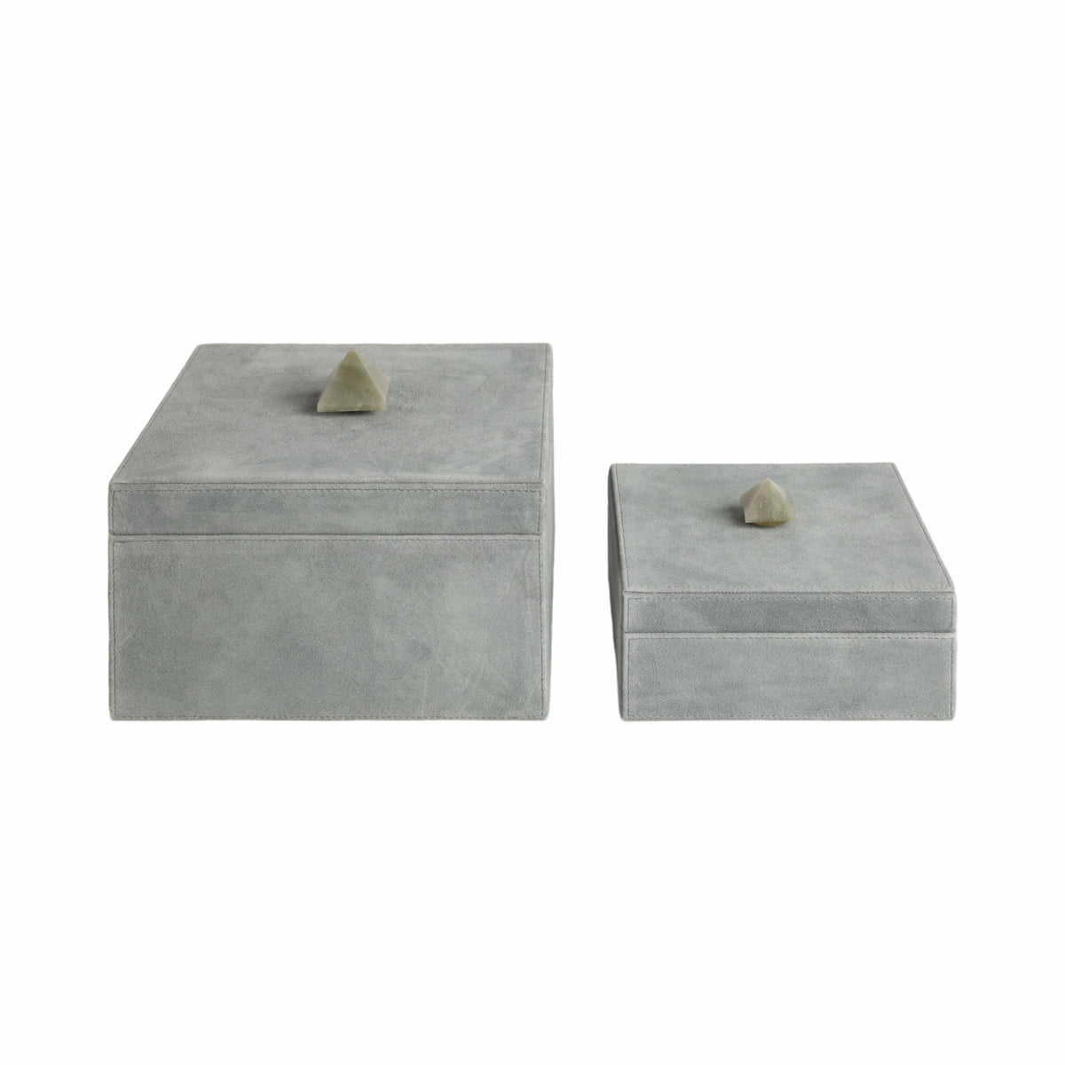 Deanton Set of 2 Gray Boxes — 7″ — additional view