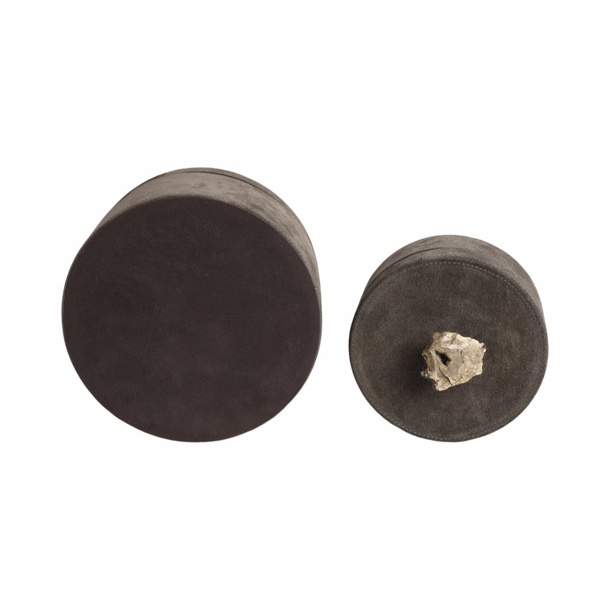 Graysonhaven Set of 2 Gray Boxes — 5″ — additional view