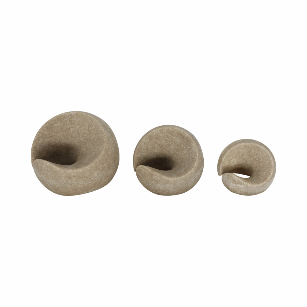 Turnerbrook Set of 3 Brown Decor — 5″ — additional view