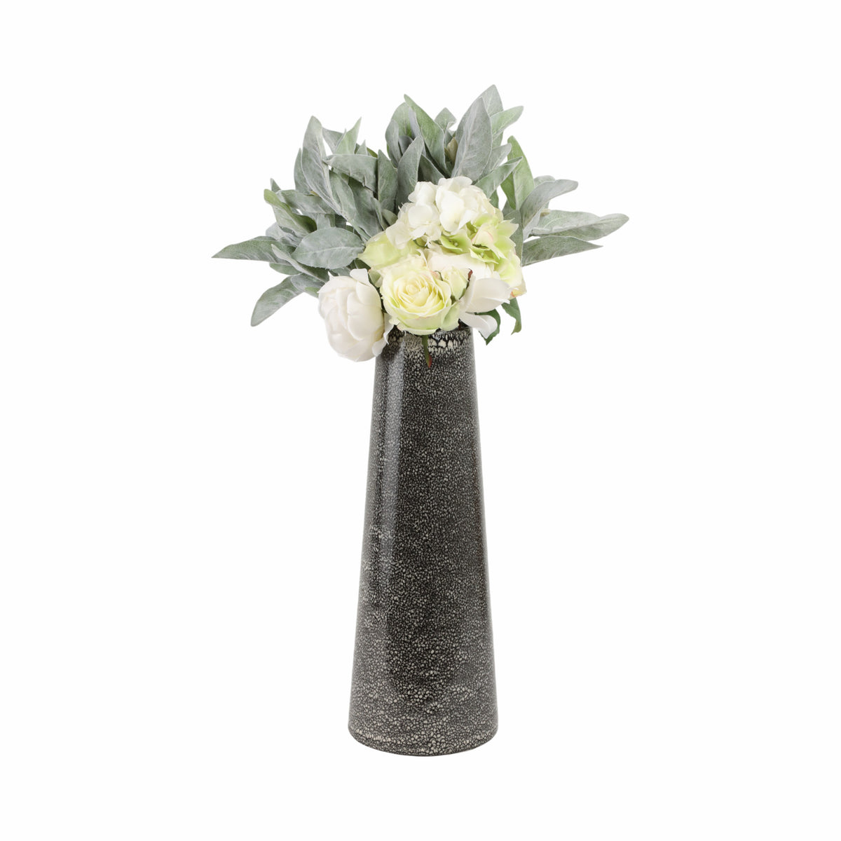Pearlwood Black Vase — 20″ — additional view