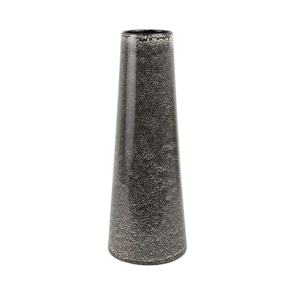 Pearlwood Black Vase — 20″ — additional view