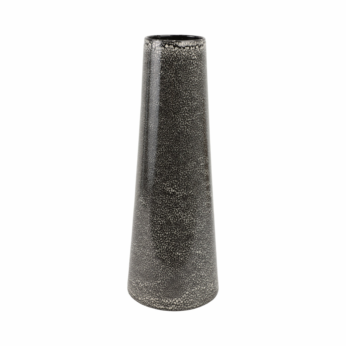 Pearlwood Black Vase — 20″ — additional view