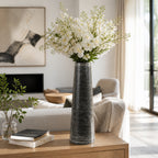 Pearlwood Black Vase — 28″ — additional view