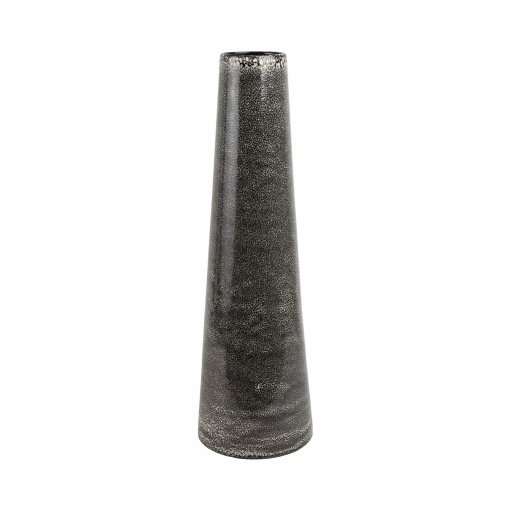 Pearlwood Black Vase — 28″ — additional view