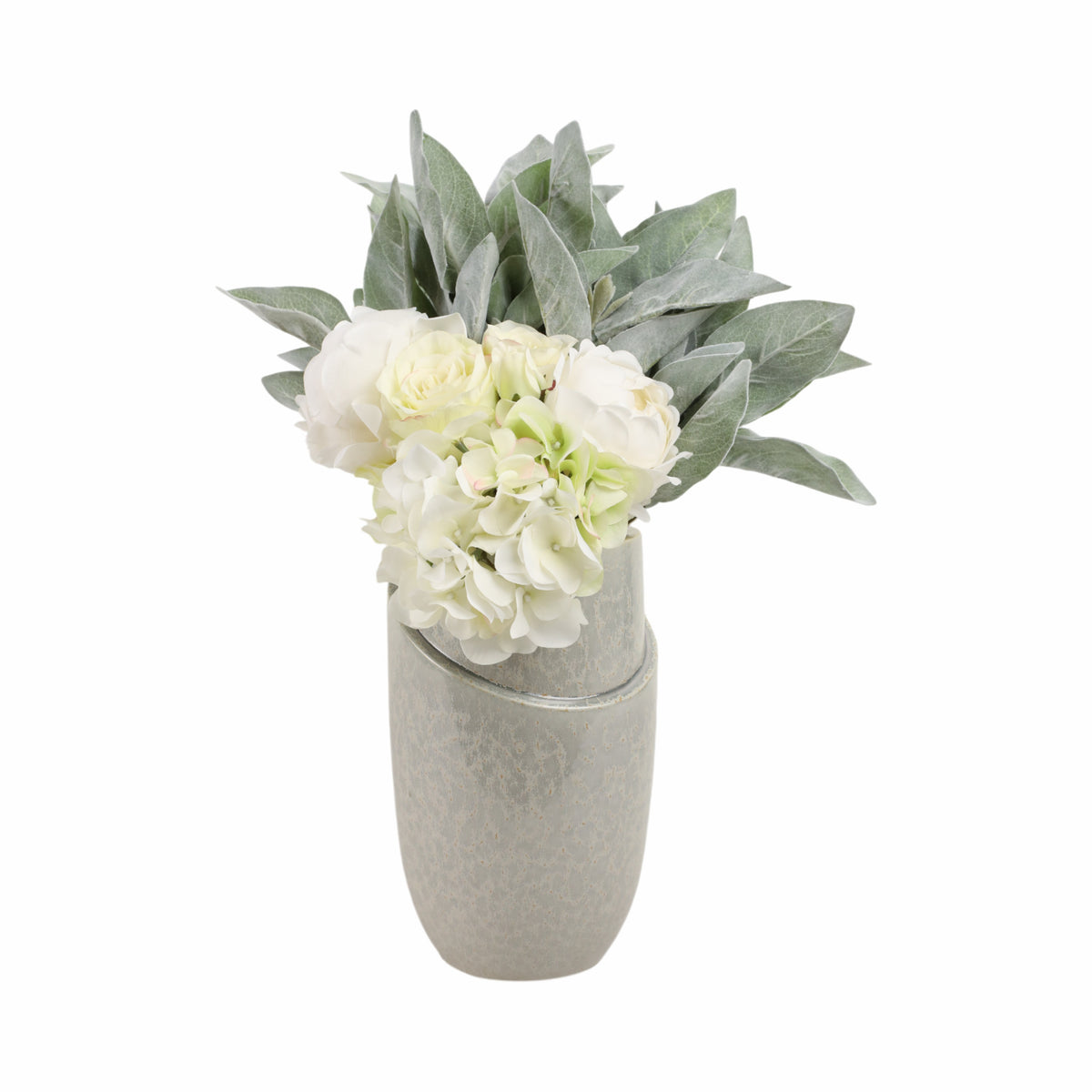 Greysonstone Gray Vase — 11″ — additional view