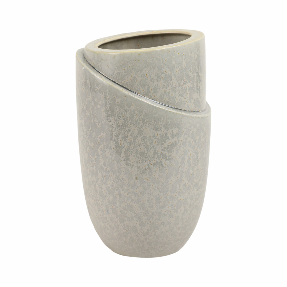 Greysonstone Gray Vase — 11″ — additional view