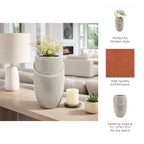 Greysonstone Gray Vase — 15″ — additional view