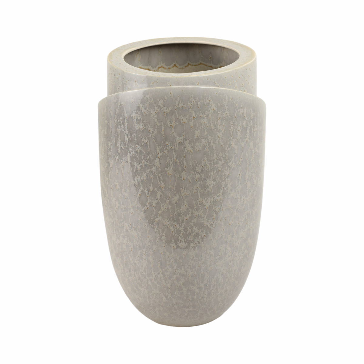 Greysonstone Gray Vase — 15″ — additional view