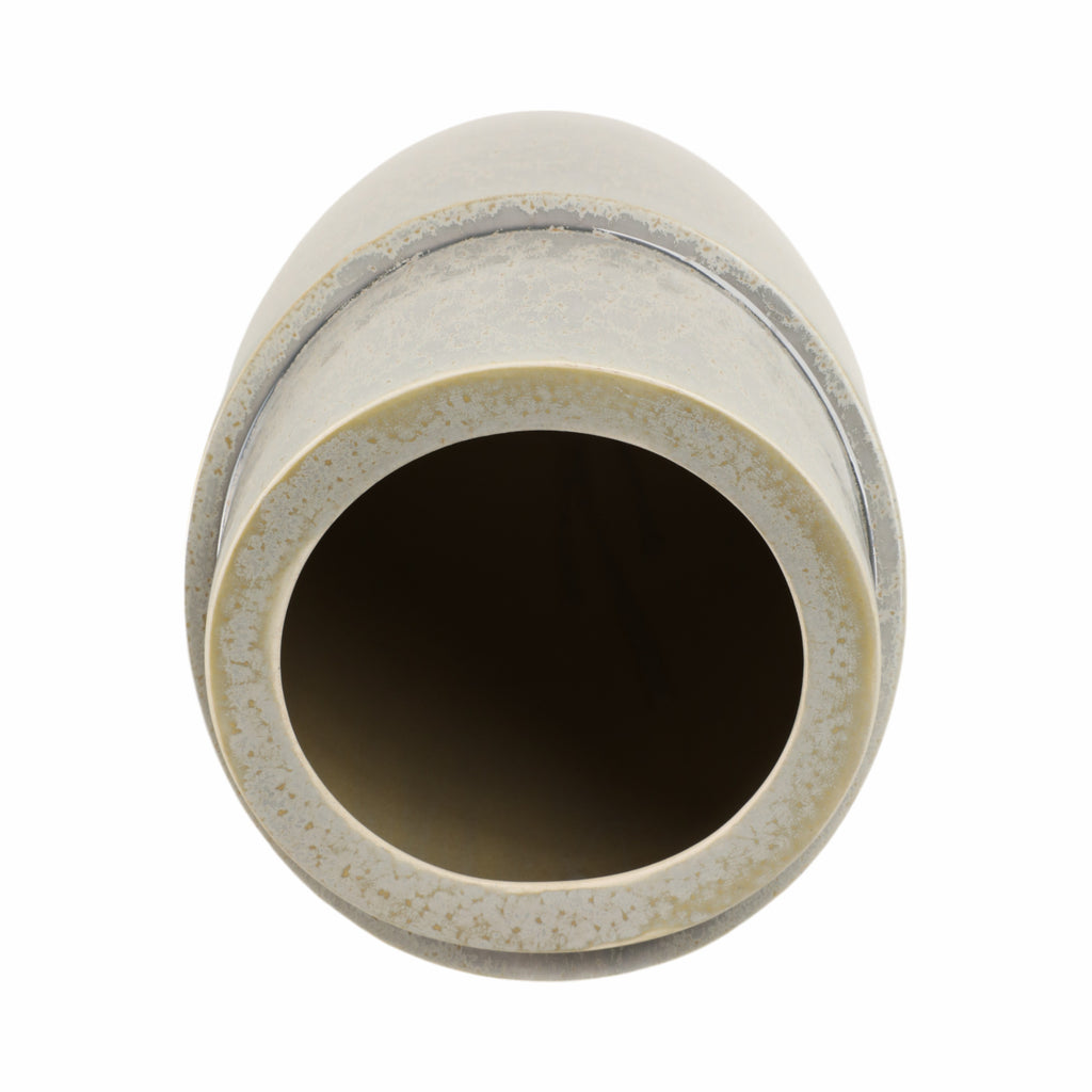 Greysonstone Gray Vase — 15″ — additional view