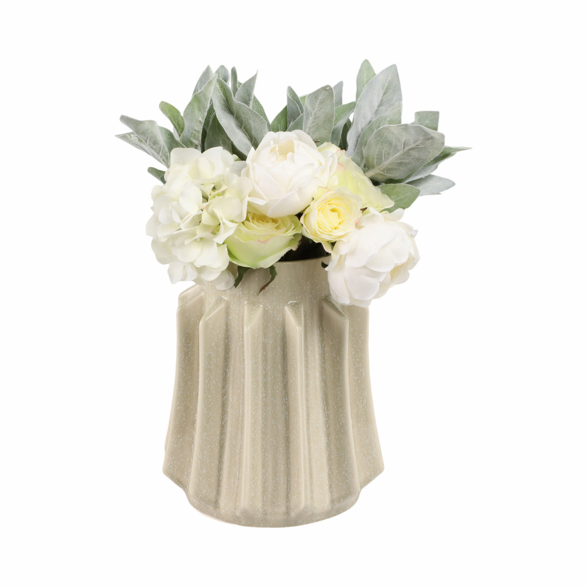 Bakerhaven Taupe Vase — 11″ — additional view