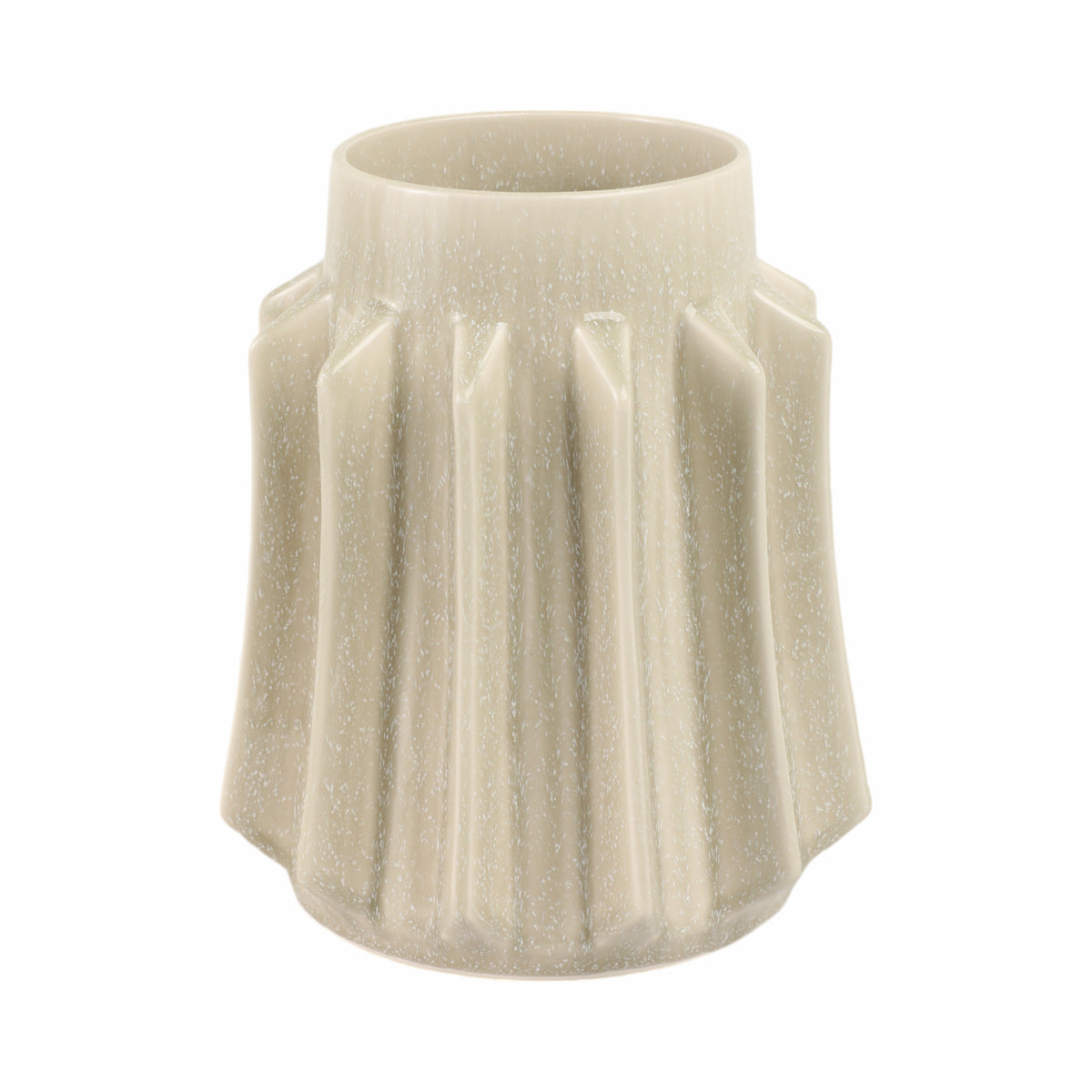 Bakerhaven Taupe Vase — 11″ — additional view