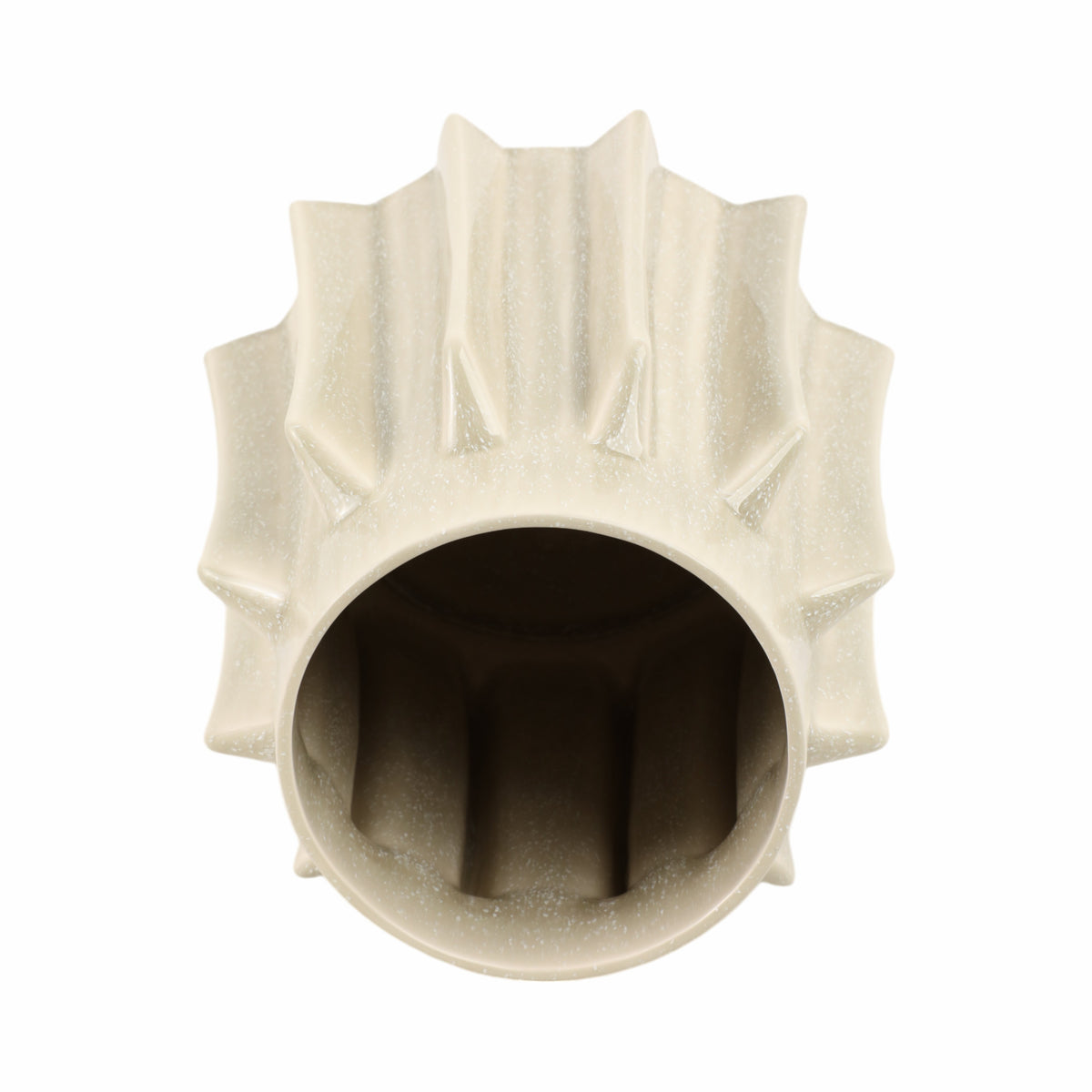 Bakerhaven Taupe Vase — 11″ — additional view