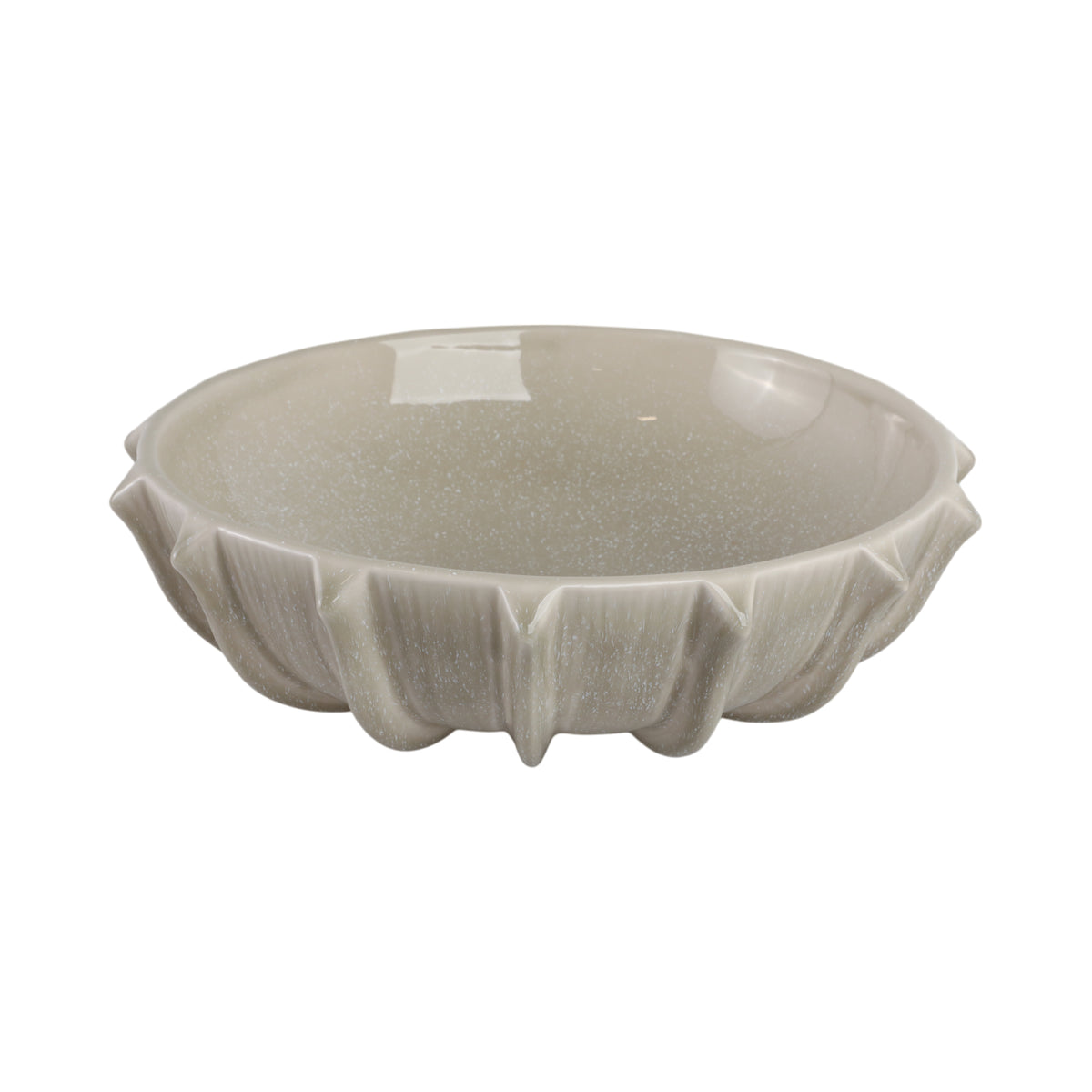 Drewgate Taupe Bowl — 5″ — additional view