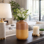 Hermonvale Tan Vase — 12″ — additional view