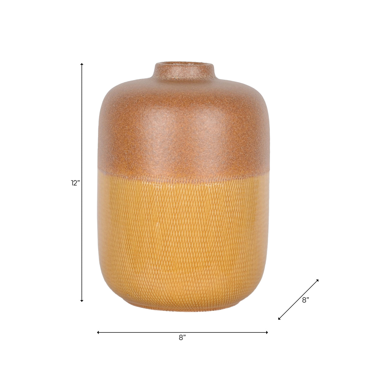 Hermonvale Tan Vase — 12″ — additional view