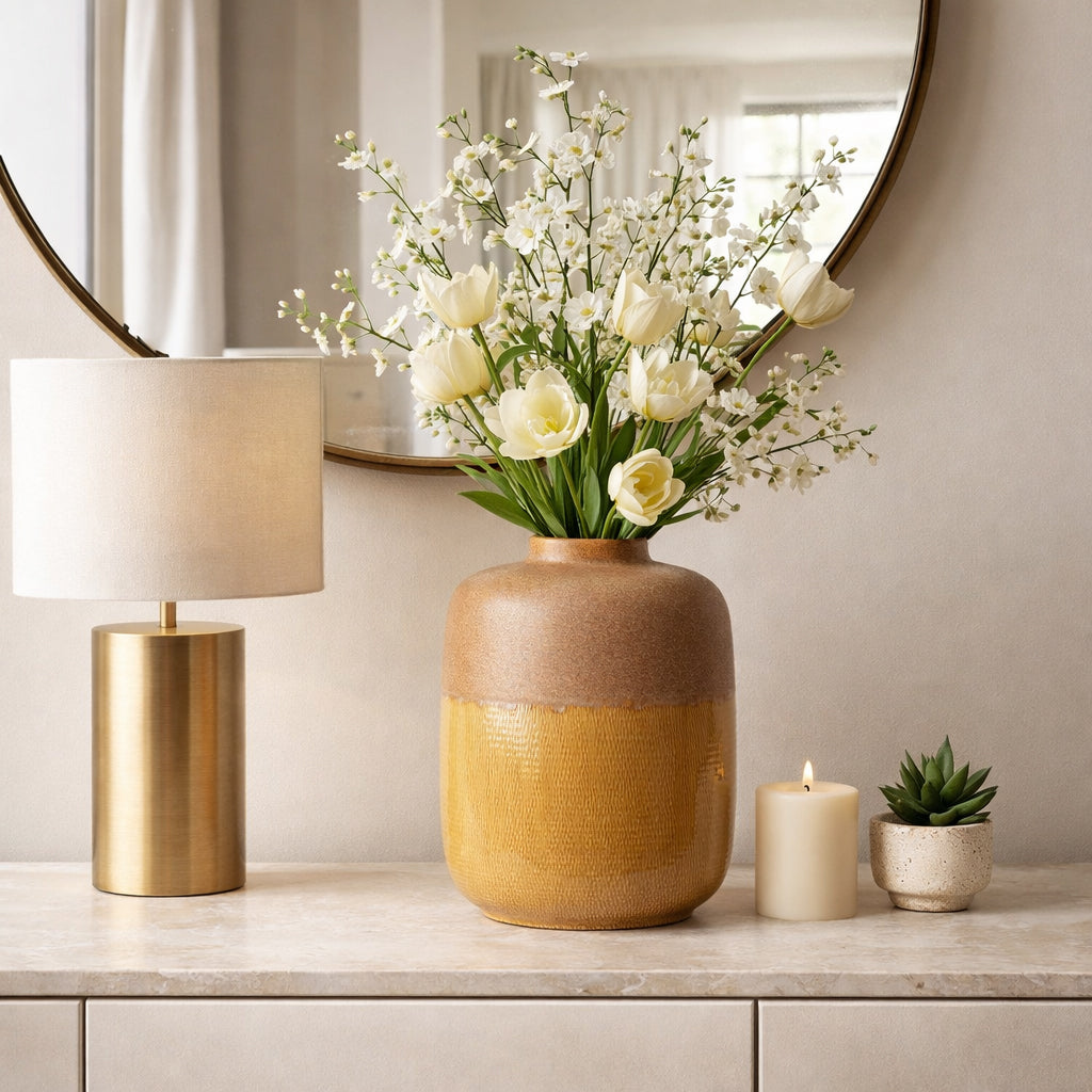 Hermonvale Yellow Vase — 14″ — additional view