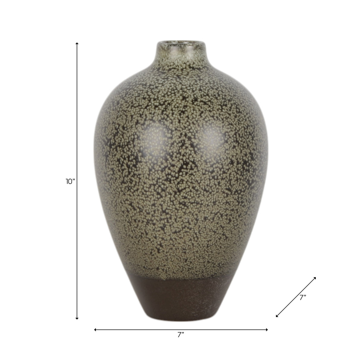 Camdenmoor Green Vase — 10″ — additional view