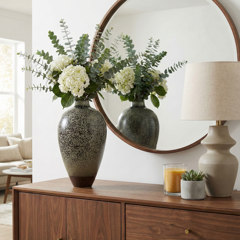 Camdenmoor Green Vase — 15″ — additional view