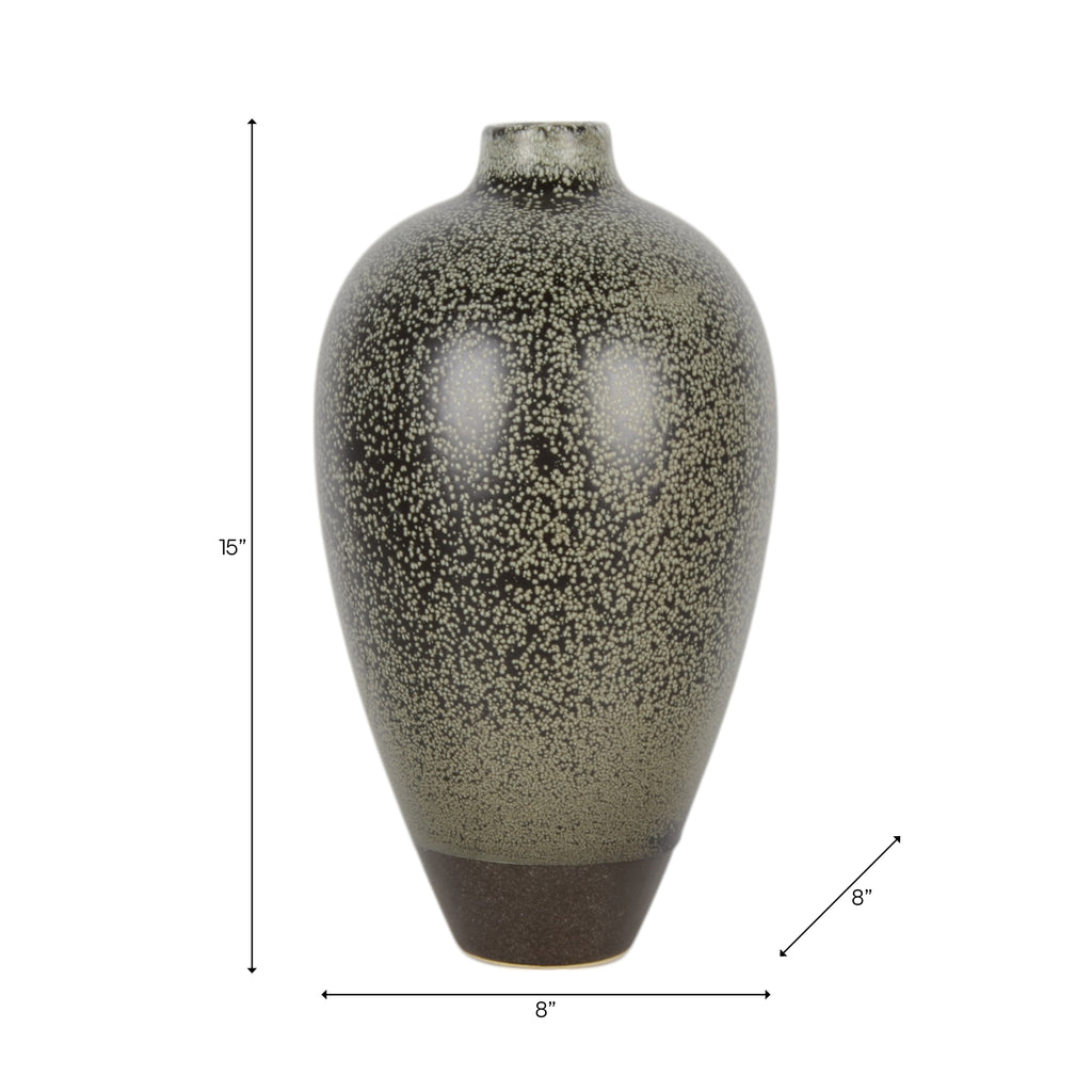 Camdenmoor Green Vase — 15″ — additional view