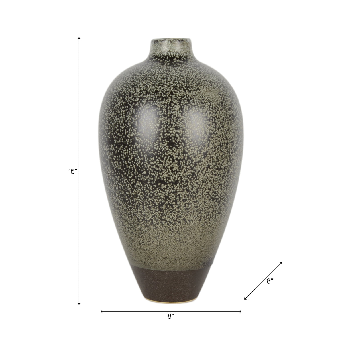 Camdenmoor Green Vase — 15″ — additional view