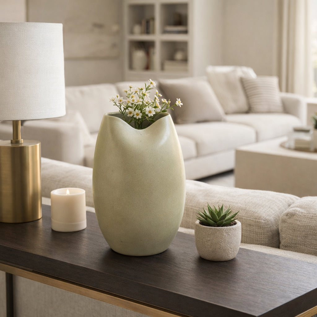 Gaigemore Brown Vase — 13″ — additional view