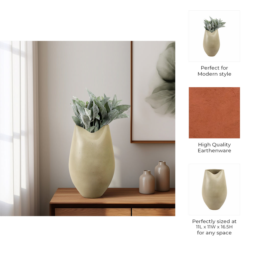 Gaigemore Brown Vase — 17″ — additional view