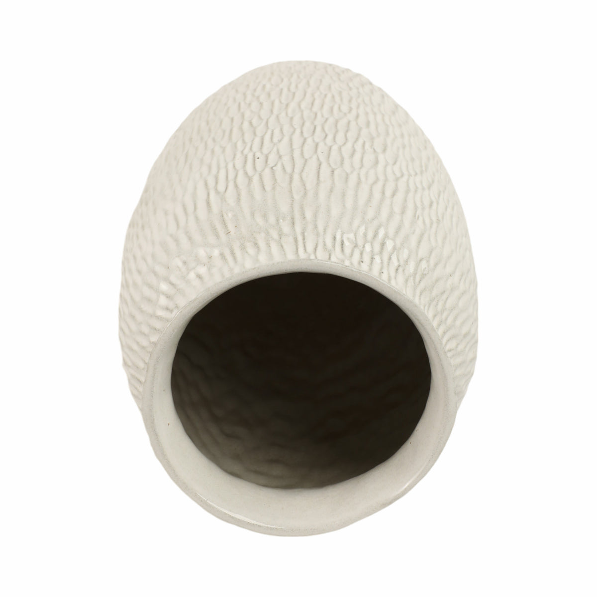 Bennetside White Vase — 15″ — additional view