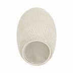 Bennetside White Vase — 15″ — additional view