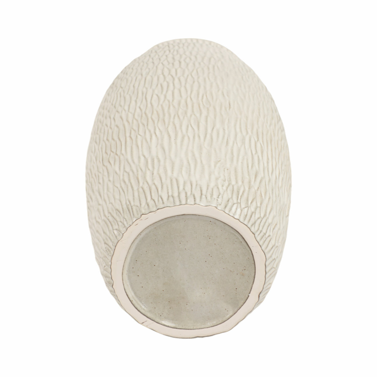 Bennetside White Vase — 15″ — additional view