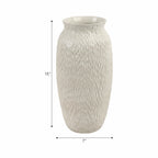 Bennetside White Vase — 15″ — additional view