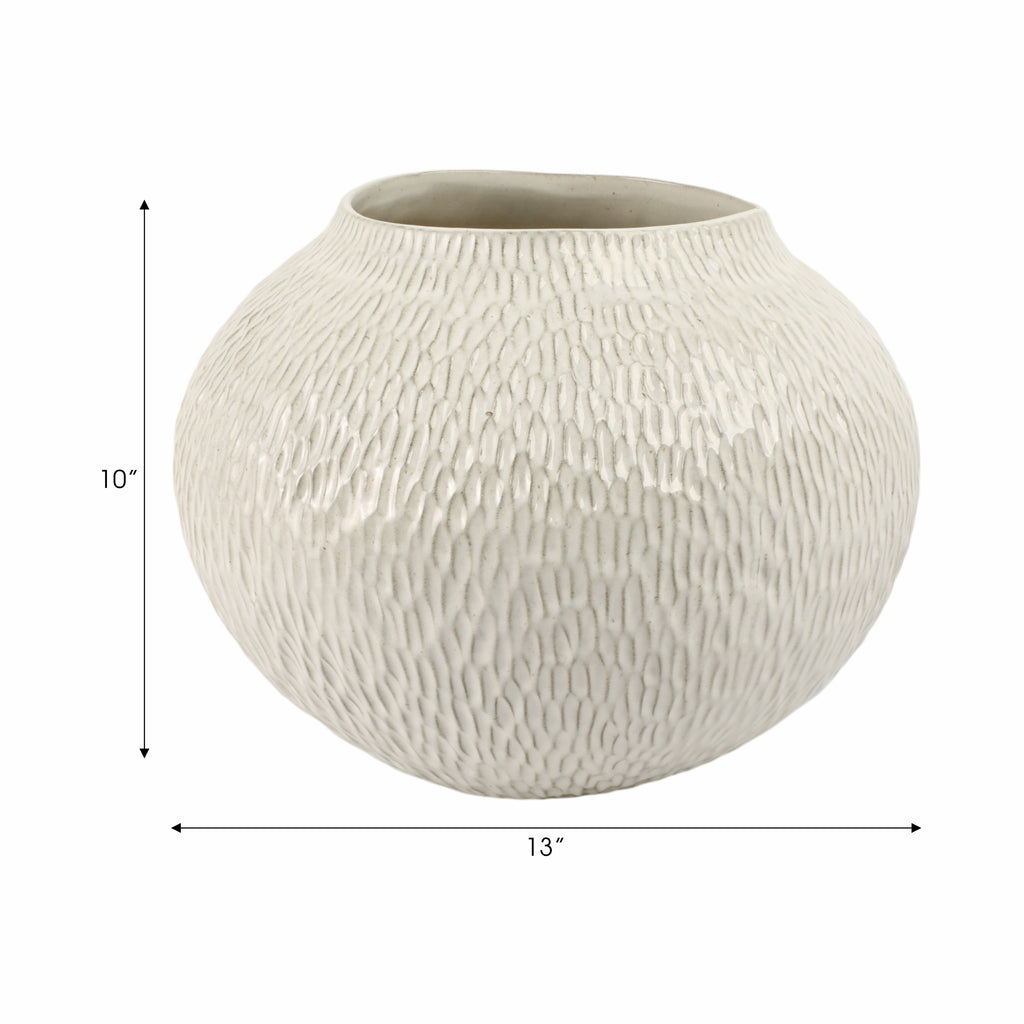 Uptonmoor White Bowl — 10″ — additional view